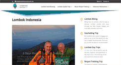 Desktop Screenshot of lombokhotelandtravel.com
