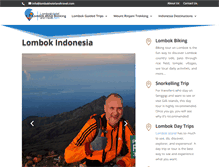 Tablet Screenshot of lombokhotelandtravel.com
